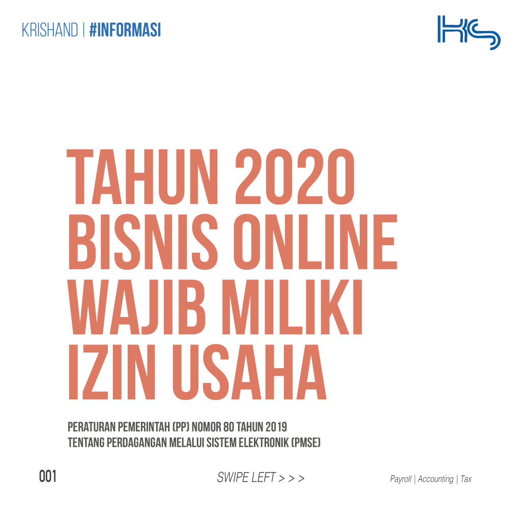 Tahun 2020, Bisnis Online Wajib Memiliki Izin Usaha ...